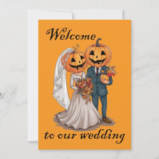 Halloween Wedding  招待状 (正面)