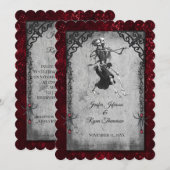 halloween wedding Invitation 招待状 (正面/裏面)