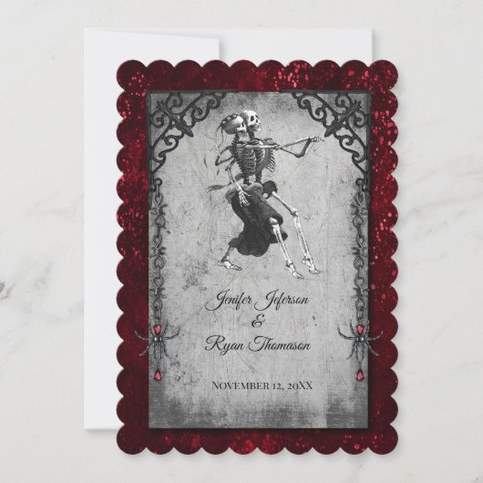halloween wedding Invitation 招待状 (正面)