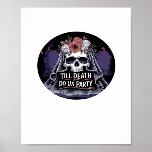 Halloween Wedding Spooky Wedding Halloween Party T ポスター (正面)