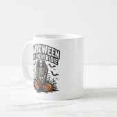 Halloween Will Never Die – Spooky Horror design コーヒーマグカップ (正面左)