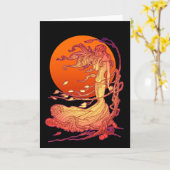 Halloween Wind カード (黄色い花)