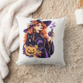 Halloween witch クッション (ブランケット)