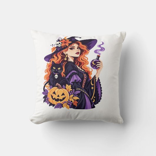 Halloween witch クッション (正面)