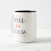 Halloween Witch Coffee Spell Excelsa Dark Roast  ツートーンマグカップ (正面左)