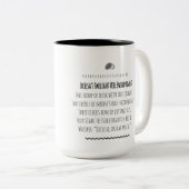 Halloween Witch Coffee Spell Excelsa Dark Roast  ツートーンマグカップ (正面右)