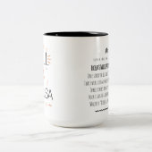 Halloween Witch Coffee Spell Excelsa Dark Roast  ツートーンマグカップ (中央)