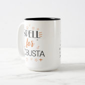 Halloween Witch Coffee Spell Robusta Strong Brew  ツートーンマグカップ (正面左)