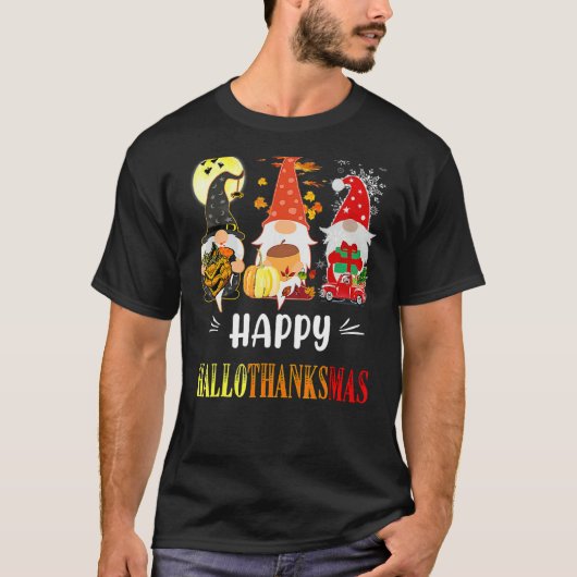 Halloween Witch Momster Halloween Gnomes Scary Spo Tシャツ (正面)