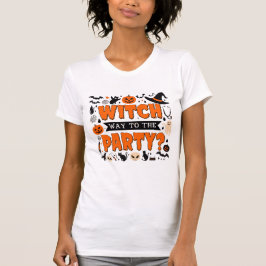 Halloween Witch Party Shirt for Men and Women Tシャツ