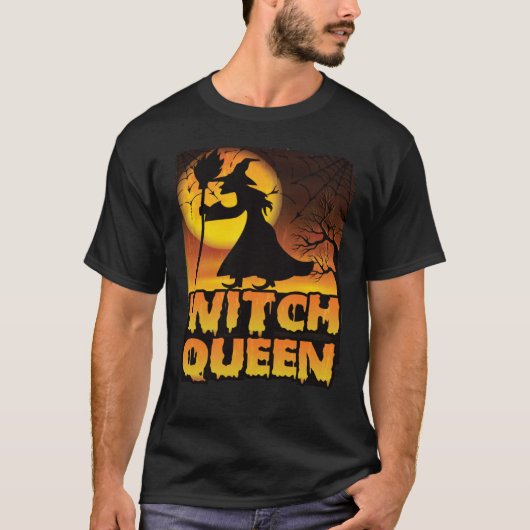 Halloween Witch Queen Tシャツ (正面)
