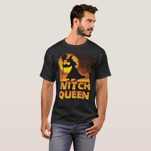 Halloween Witch Queen Tシャツ (正面フル)