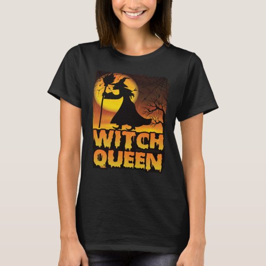 Halloween Witch Queen Tシャツ (正面)