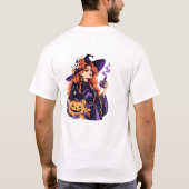Halloween witch tシャツ (裏面)