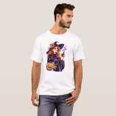 Halloween witch tシャツ (正面フル)