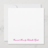 Halloween witch with black kitten greeting card  カード (裏面)