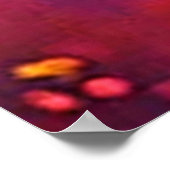 Halloween Witch with Skull Face Design ポスター (角)