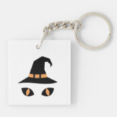 Halloween witchy cat キーホルダー (裏面)