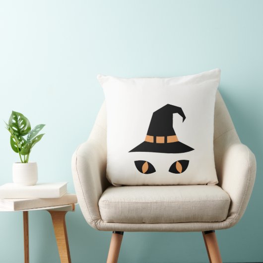 Halloween witchy cat クッション (椅子)