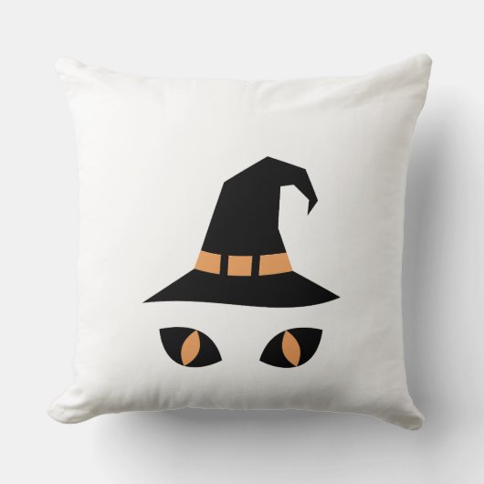 Halloween witchy cat クッション (正面)
