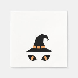 Halloween witchy cat スタンダードカクテルナプキン