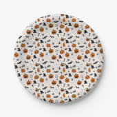 Halloween Wrapping Paper ペーパープレート (正面)