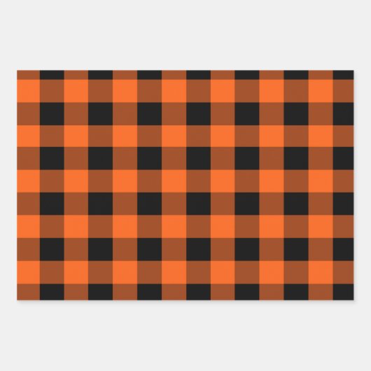 Halloween wrapping paper| Orange  ラッピングペーパーシート (正面)
