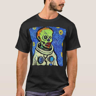 Halloween Zombie Astronaut Tシャツ