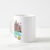 Halloween Zombie Ckleball Player Soky Costume コーヒーマグカップ (正面左)