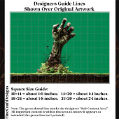 Halloween Zombie Hand From Grave ES4L Decoupage 薄葉紙