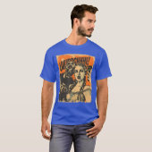 Halloween Zombie Sie Retro Horror Comic Panel Art  Tシャツ (正面フル)