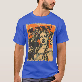 Halloween Zombie Sie Retro Horror Comic Panel Art  Tシャツ