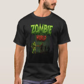 Halloween Zombie World killing zombies Brain  Boys Tシャツ (正面)