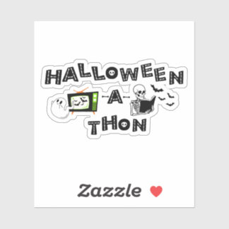 Halloweenathonロゴ(スケールステッカー付き) シール