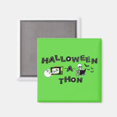 Halloweenathonロゴ(スケールステッカー付き) マグネット (正面/裏面)