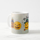 Halloweenkürbis コーヒーマグカップ (正面左)