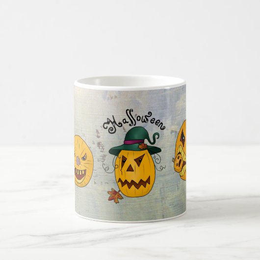 Halloweenkürbis コーヒーマグカップ (中央)