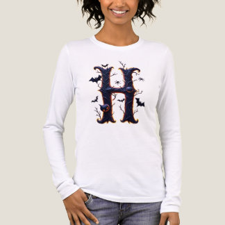 Halloween's Initial: The Spooky Letter H トライブレンドＴシャツ