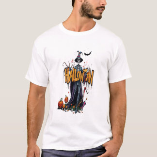 halloweentee graffiti art halloween cool tシャツ