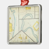 Hallowell、Kennebec郡およびメイン3 メタルオーナメント (左)