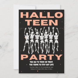 HallowTeenパーティー、10代ハローウィンパーティ 招待状