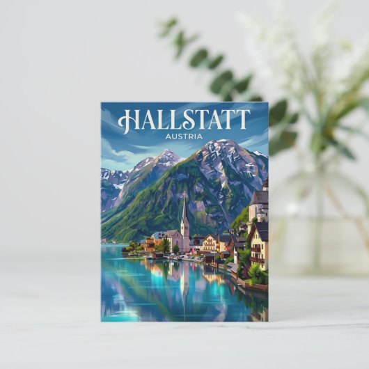 Hallstatt Austria ポストカード (スタンド正面)