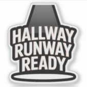 Hallway Runway Ready – Bold Back-to-School シール (正面)