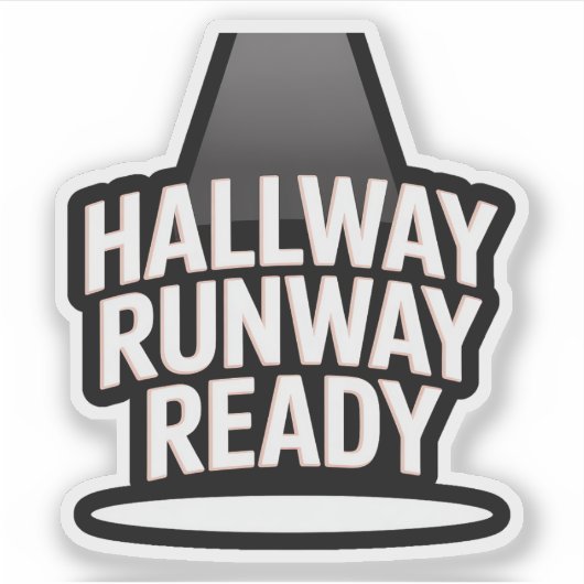 Hallway Runway Ready – Bold Back-to-School シール (正面)