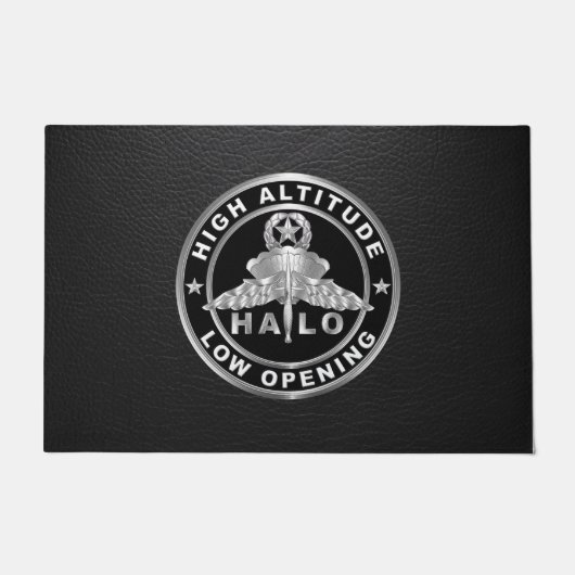 HALO高高度低開口翼 ドアマット (正面)