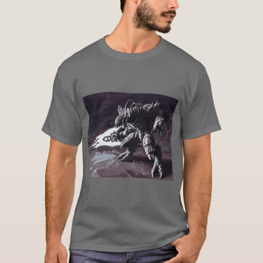 Halo エリート アートワーク エナジーソード 少年 tシャツ (正面)