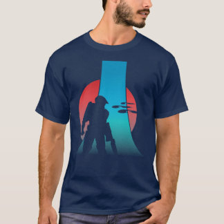 Halo Infiniteを連想させる  Tシャツ