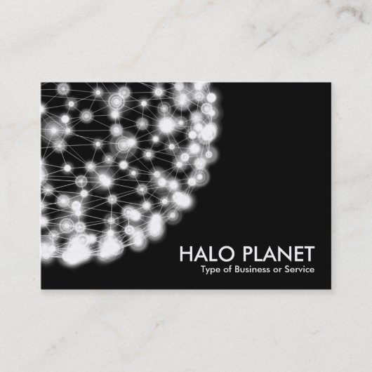 Halo Planet – 黒 名刺 (正面)