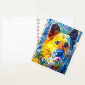 Halo: Portrait of a German Shepherd プランナー手帳 (ディスプレー)