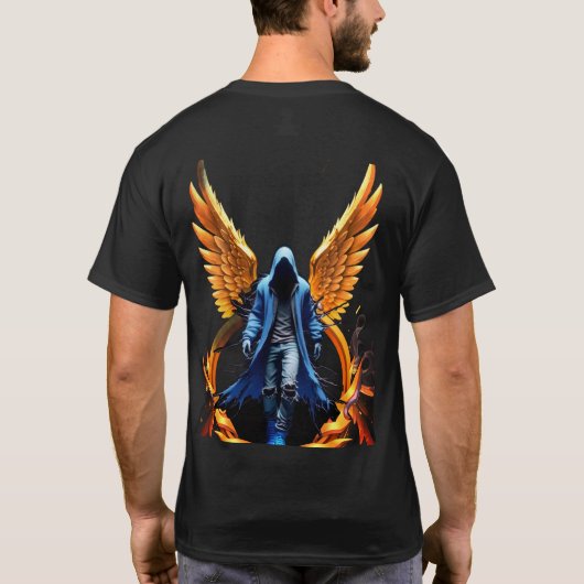 ​Halo Skull Drip Tシャツ (裏面)